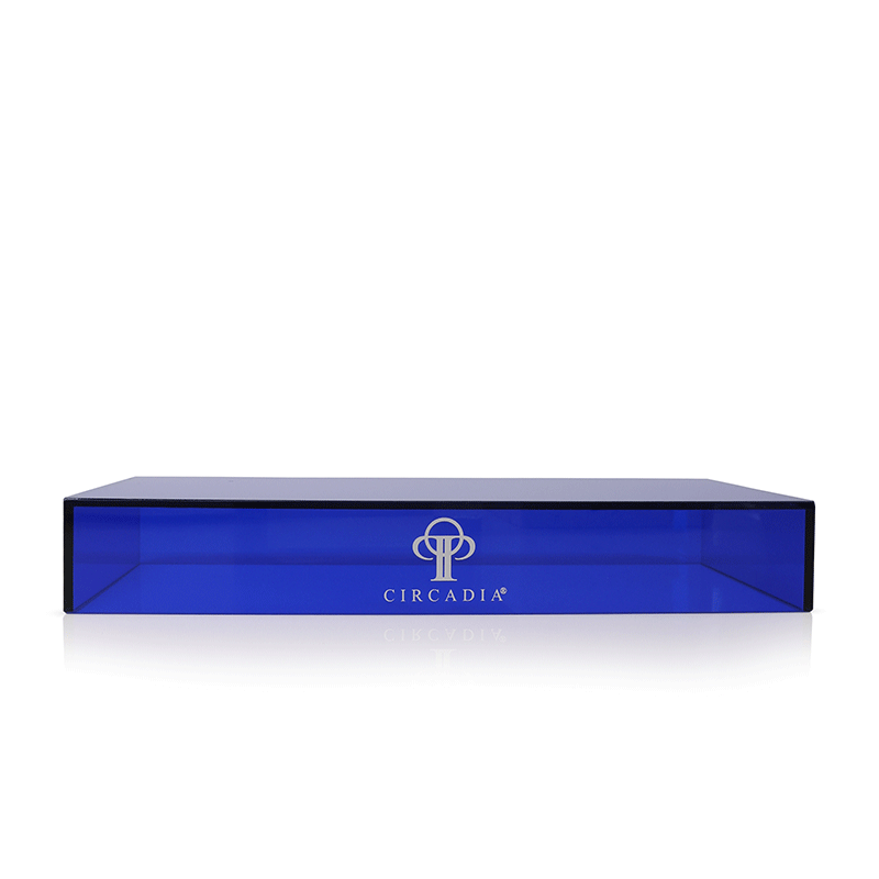 Blue Acrylic Display Riser Large