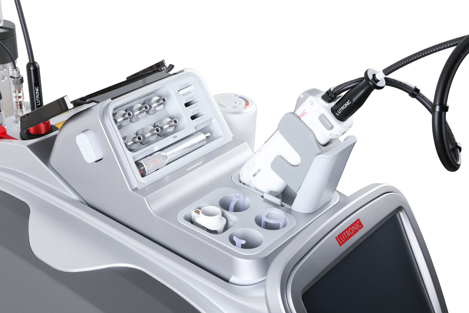 Cynosure Lutronic DermaV Laserhandstück und Behandlungsaufsätze für vaskuläre und pigmentierte Hautbehandlungen
