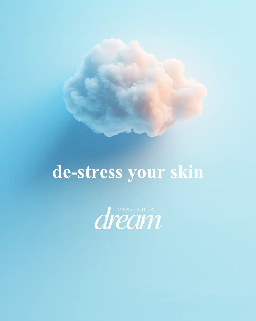 Circadia Dream Facial Kampagnenmaterial für Hautbarriere und Feuchtigkeit