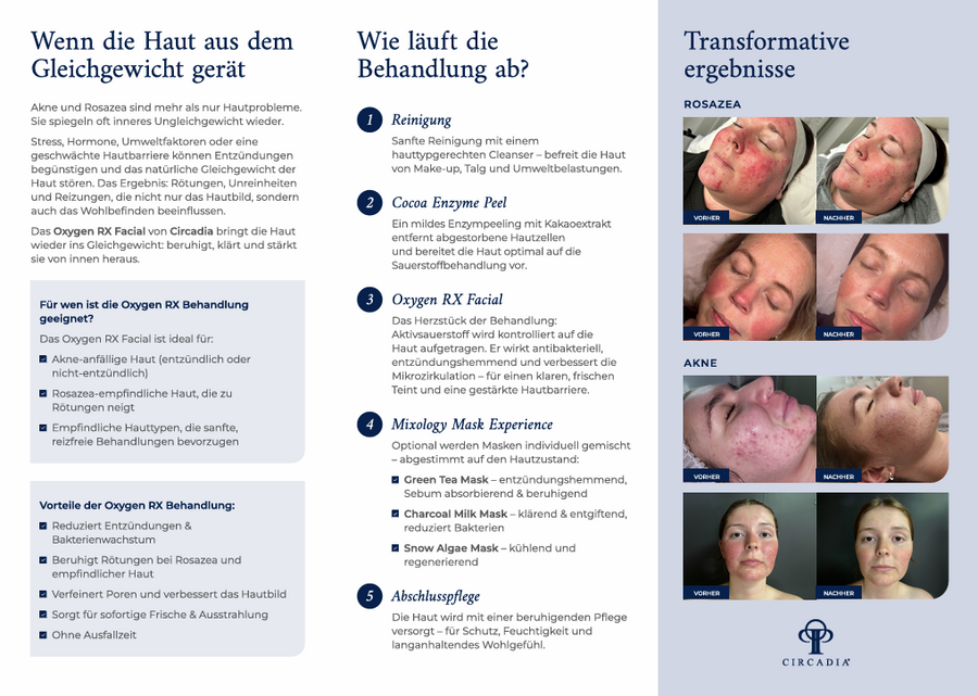 Oxygen Flyer Trifold 25 Stk.